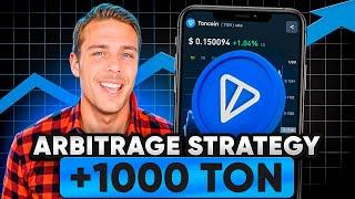 How I earn 300 Toncoin every day *Crypto Arbitrage*  Trading Tutorial  P2P Binance 2024