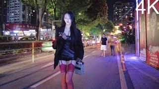 4K街拍廣州CBD夜生活 富人區 購物中心 酒吧街CBDGuangzhouChinanightlife