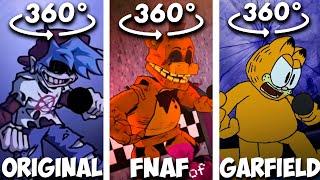 360º VR SILLY BILLY - fnf hit single Original vs FnaF vs Garfield