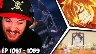 One Piece Episode 1057 1058 1059 Reaction - KING GO BRRRRRRR