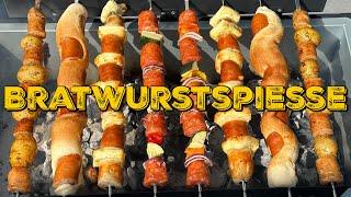 BRATWURSTSPIEßE - 4 schnelle Rezepte