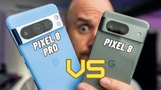 Google Pixel 8 vs Pixel 8 Pro - FULL COMPARISON