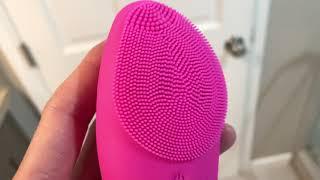 NEW CLEANSING EXFOLIATING SILICONE SONIC FACIAL CLEANSING BRUSH FROM DUVOLLE