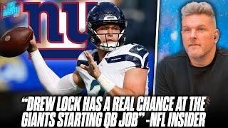 Drew Lock Has A Great Shot At Winning The Giants Starting QB Job - NFL Insider  Pat McAfee