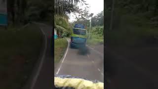 BUS UDANG SARI ASAPI BUS ALS 341 SI JANDA MANJA DI LINTAS SUMATERA#SHORTS