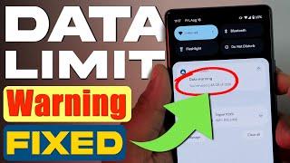 How to Remove Data Warning Notification from your Phone? - कैसे Data Warning Notification हटायें?