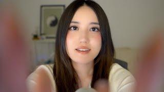 ASMR UP CLOSE Face Tracing Touching Massaging 