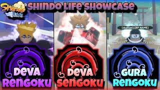 Deva Rengoku Deva Sengoku & Gura Rengoku Shindo Life Showcase