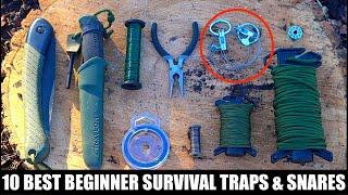 Catch Wild Game Using The 10 Best Beginner Primitive Traps and Snares