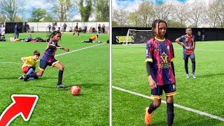 ISAIAH PLAYED IN A UNDER 12s PRO FOOTBALL TOURNAMENT & SCORED Goals Pens Skills