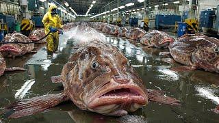 This is Why Monkfish is So Expensive - Modern Fish Processing Factory