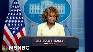 LIVE White House holds press briefing