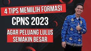 TIPS MENENTUKAN FORMASI CPNS 2023