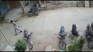 Bike Chor CCTV FOOTAGE Karachi