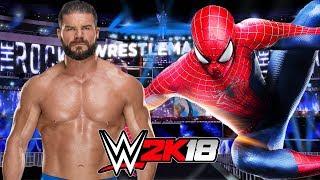 BOBBY ROODE vs SPIDERMAN  WWE 2K18 Gameplay