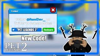 Pet legends 2  New CODE