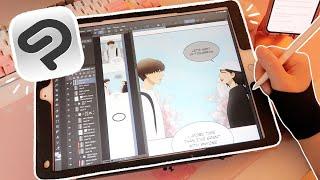 How to make a webtoon with CLIP STUDIO PAINT beginner friendly webtoon tips drawing with nina