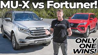 Isuzu MU-X vs Toyota Fortuner which 4WD wagon is BEST? Fortuner vs MU-X 2022 comparison