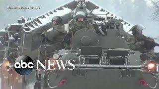 Russian forces begin their attack Ukraine now a nation at war  Nightline