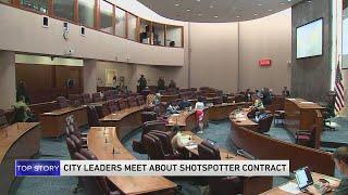 Meeting of city leaders to discuss expiring ShotSpotter contract Monday continues after disruption