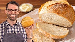 Easy Artisan Bread Recipe  No Kneading