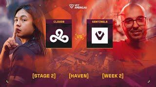 Cloud9 vs Sentinels - VCT Americas Stage 2 - W2D3 - Map 1