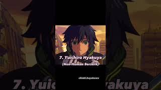 Top 9 strongest Owari no Seraph characters ANIME VERSION