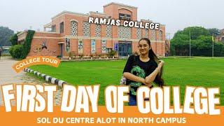 Ramjas college tour  North campus college  SOL DU  Delhi University