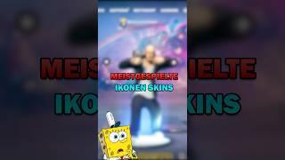 FORTNITE meistgespielte IKONEN SKINS