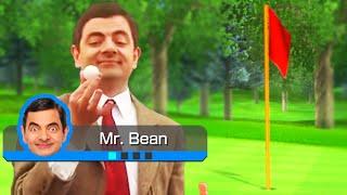 Mr Bean in Wii Sports Golf