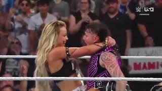 22 #WWE  Liv Morgan & Dominik Mysterio vs. Zelina Vega & Rey Mysterio RAW 7824