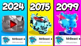 MrBeast Play Buttons From 2012 to 2100
