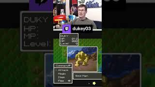 Clutch Gold Man Fight in Dragon Quest Plus  dukey03 on #Twitch
