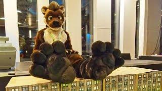 The Macro Giants and the really big Paws at NordicFuzzCon 2024   *** furries fursuiters and furs.