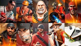 Team Fortress 2 - Meet Them All Remade By AI