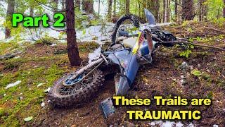 “Almost didn’t make it out” Hard Enduro ride in Pacific Northwest rainforest