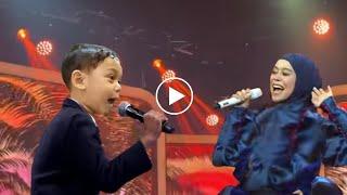 Duet Baby L Dan Bunda Lesti Yang Bikin Baper Orang² Di Studio  Penampilan Spektakuler Baby L