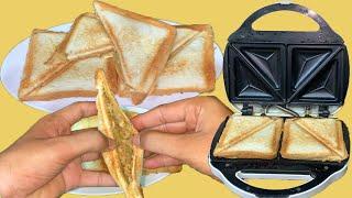 Potato Sandwich Making Idea  Sandwich Maker For Daily Breakfast  Good Idea Pressed Toast Enjoy