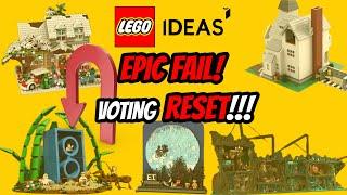 LEGO Ideas EPIC FAIL Vote Reset New 80s Challenge Finalist