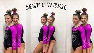 meet week monday as a level 10 gymnast