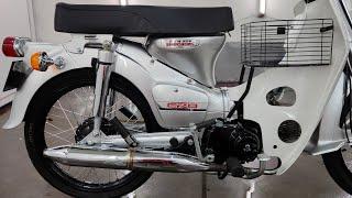 FULL RESTORATION ABANDONED MOTORCYCLE  HONDA C70Z DONE 