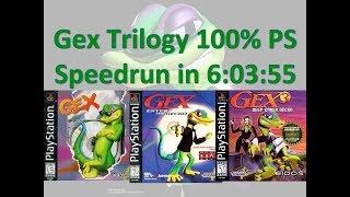 Gex Trilogy 60355 100% PS Speedrun WR