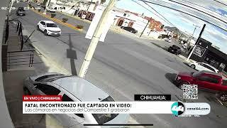 Fatal encontronazo fue captado en video