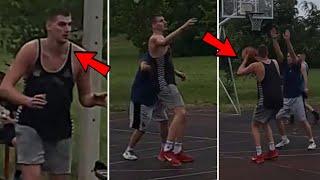 Denver Nuggets Superstar Nikola Jokic Playing 3x3 in His Hometown Sombor Serbia