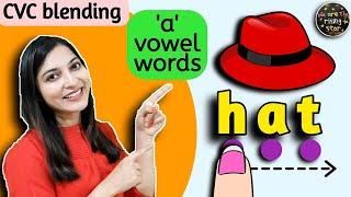 a Vowel Words  Three Letter Words CVC Blending  CVC Words for Kindergarten  WATRstar