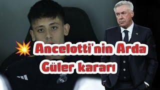  Ancelotti Arda Gülere şans vermedi Real Madrid Real Betis maçı #realmadrid