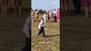 These ring bearers are unbearably funny  #afv #wedding #fail