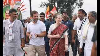 A step in the service of our motherland  Congress President Sonia Gandhi joins Bharat Jodo Yatra