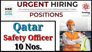 Safety Officer Jobs Vacancy  Safety Officer Jobs in Qatar  Gulf Jobs  Safety Jobs in Qatar