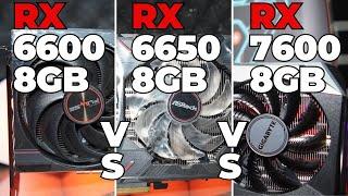 RX 6600 vs RX 6650 XT vs RX 7600 Qual a Melhor Para 2024